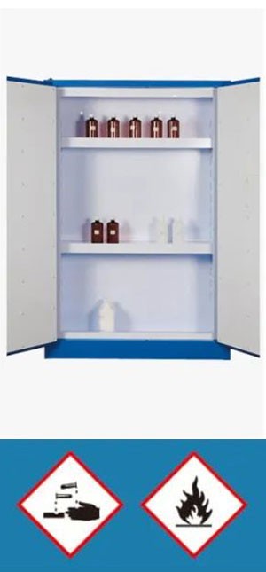 Explosion-producing strong corrosive chemical cabinet